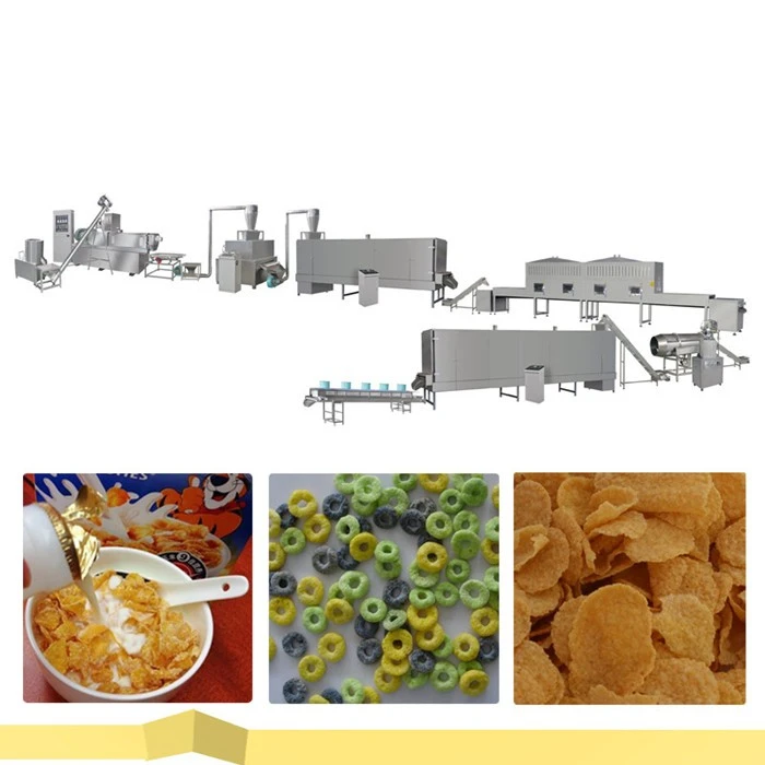corn flakes production machine